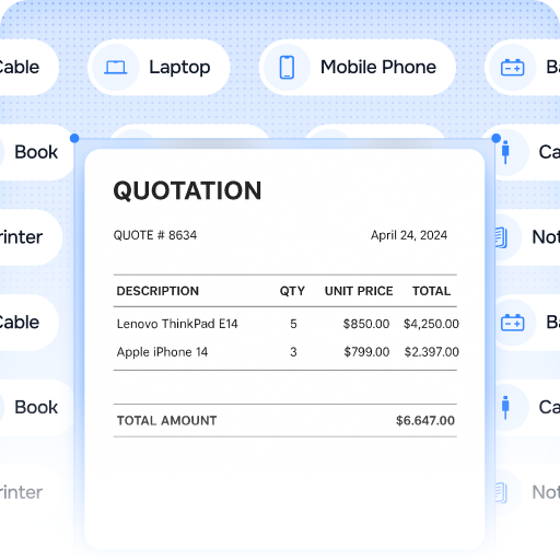 Quotation Generation Interface